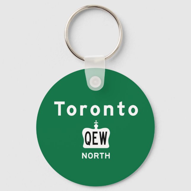 Toronto QEW Schlüsselanhänger (Vorderseite)