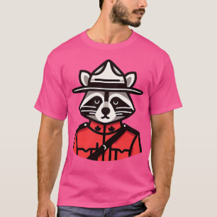 Toronto - Raccoon Rcmp Mountie T-Shirt