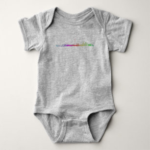 Toronto Rainbow Baby Strampler
