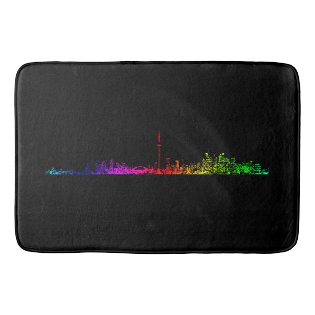 Toronto Rainbow Badematte (Vorderseite)
