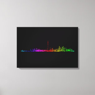 Toronto Rainbow Leinwanddruck