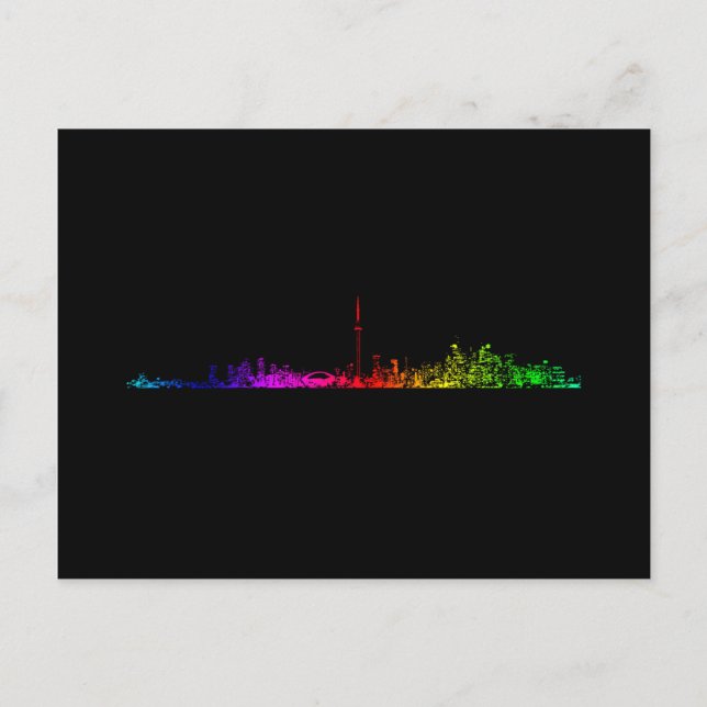 Toronto Rainbow Postkarte (Vorderseite)