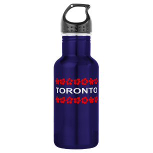 Toronto Red Aloha Bands Dark Color Edelstahlflasche