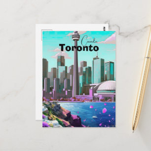 Toronto-Reisepostkarte, Kanada-Reisepostkarte, T Postkarte