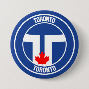 Toronto Round Emblem Button