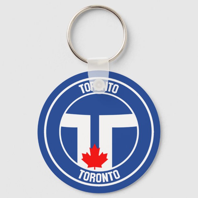 Toronto Round Emblem Schlüsselanhänger (Vorderseite)