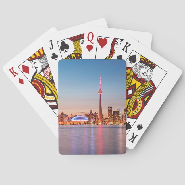 Toronto Skyline at Sunset Spielkarten (Rückseite)