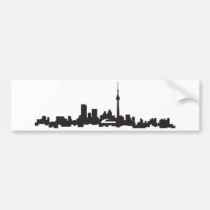 Toronto-Skyline Autoaufkleber