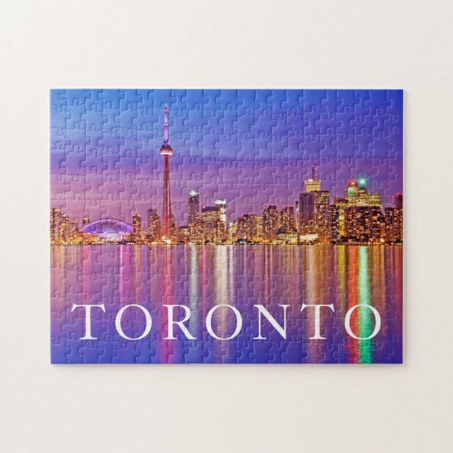 Toronto-Skyline bei Dämmerung (Horizontal)