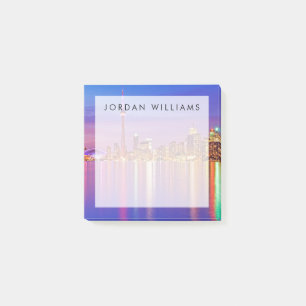 Toronto Skyline bei Dusk Post-it Klebezettel