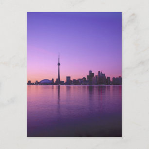 Toronto-Skyline bei Nacht, Ontario, Kanada Postkarte