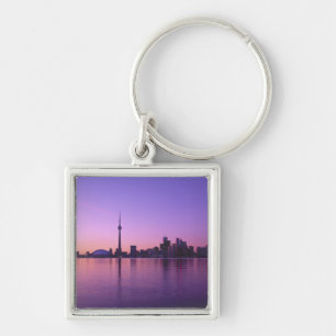 Toronto-Skyline bei Nacht, Ontario, Kanada Schlüsselanhänger