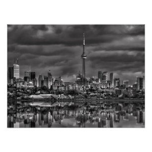 Toronto Skyline bei Sheldon Lookout Spiegelung Nr. Fotodruck