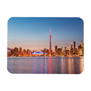 Toronto-Skyline bei Sonnenuntergang Magnet