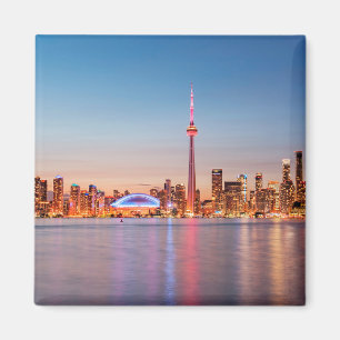 Toronto-Skyline bei Sonnenuntergang Magnet
