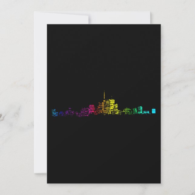 Toronto Skyline Gradient (Vorderseite)