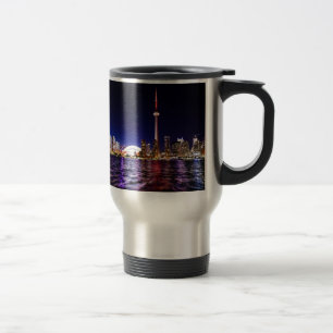Toronto-Skyline nachts Reisebecher