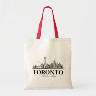 Toronto Skyline Neutraler Einkaufsbeutel Tragetasche