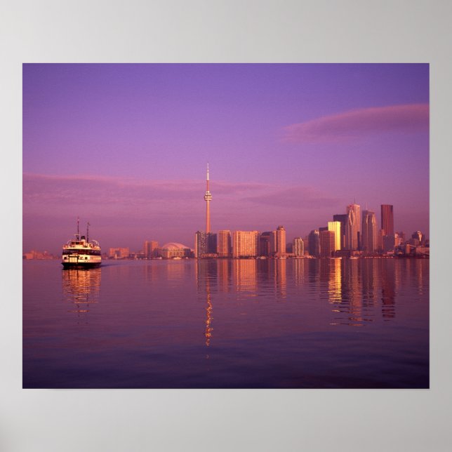Toronto Skyline, Ontario, Kanada Poster (Vorne)