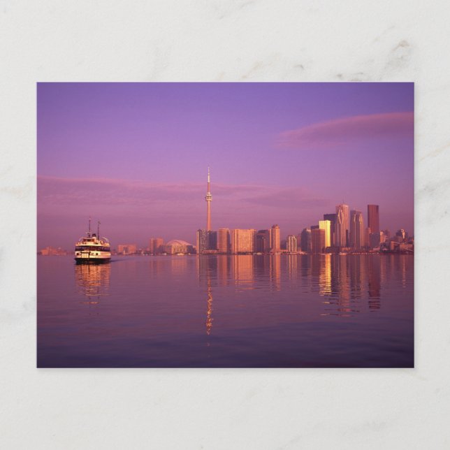 Toronto Skyline, Ontario, Kanada Postkarte (Vorderseite)