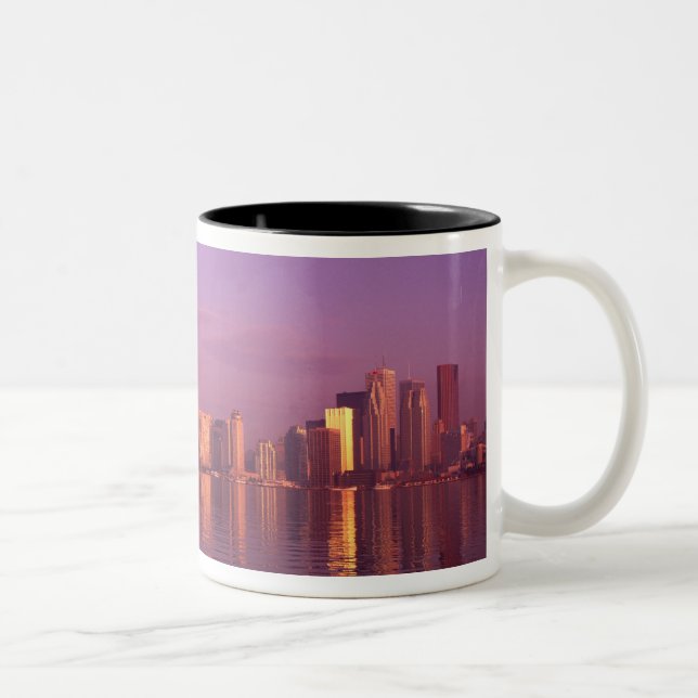 Toronto Skyline, Ontario, Kanada Zweifarbige Tasse (Rechts)