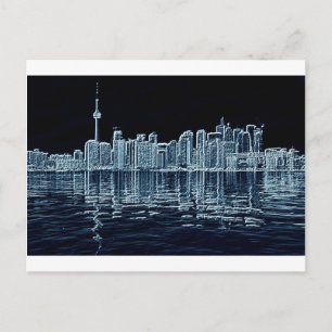 Toronto Skyline Postkarte