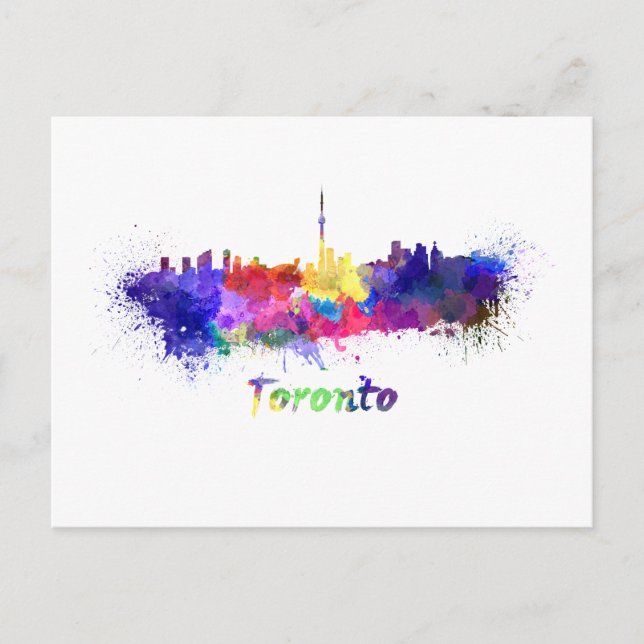 Toronto-Skyline Postkarte (Vorderseite)