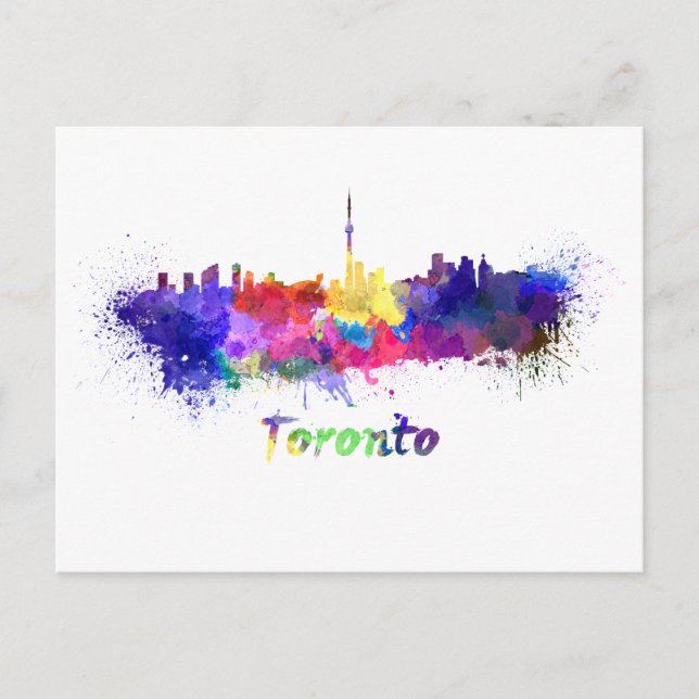 Toronto-Skyline Postkarte (Vorderseite)