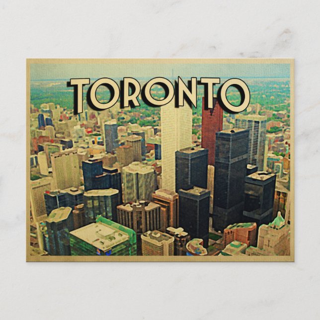 Toronto Skyline Postkarte (Vorderseite)