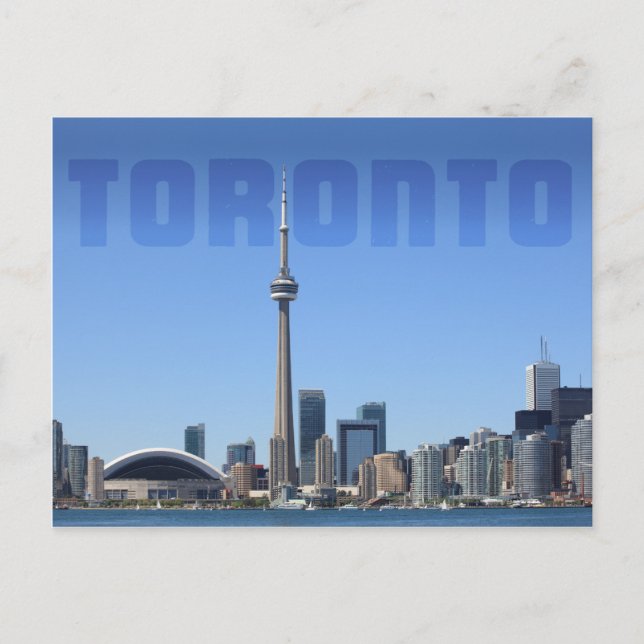 Toronto Skyline Postkarte (Vorderseite)