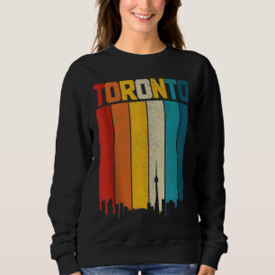 Toronto Skyline Pride Vintage Retro Ontario Kanada Sweatshirt