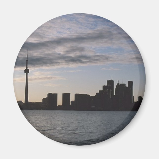 Toronto Skyline Silhouette Magnet (Vorne)