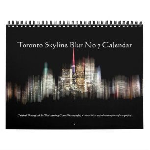 Toronto Skyline Unschärfe Nr. 7 Kalender