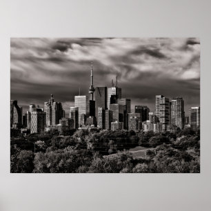 Toronto Skyline Von Riverdale Park Nr. 4 Poster