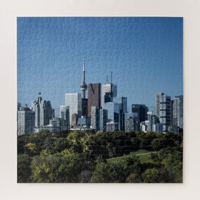 Toronto Skyline Von Riverdale Park Nr. 8 Farbe (Vertikal)