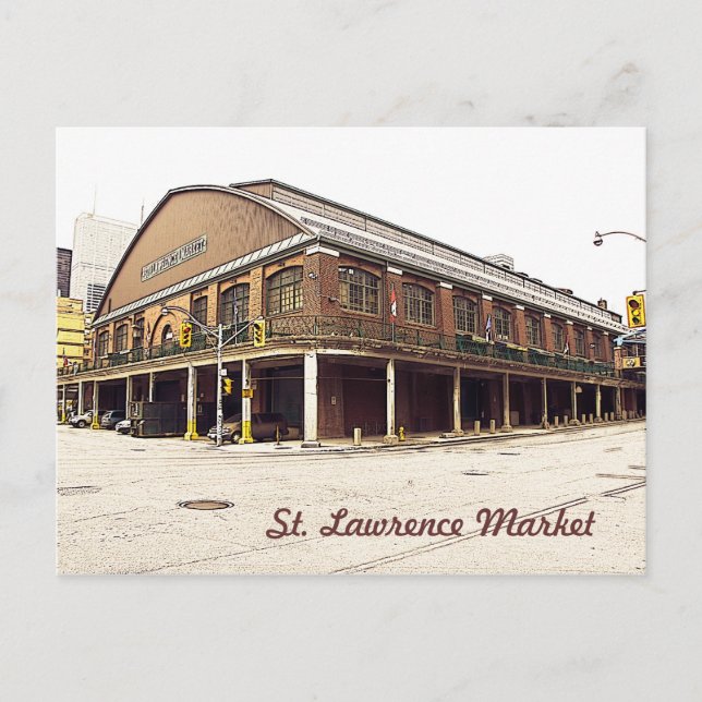 Toronto St. Lawrence Market Postkarte (Vorderseite)