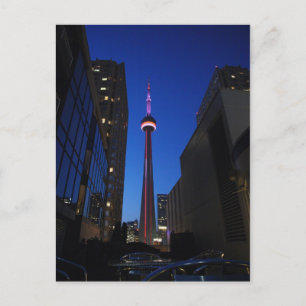 Toronto Tower Night Postkarte