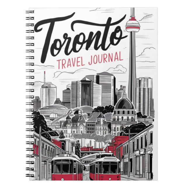 Toronto Travel Journal Notizblock (Vorderseite)