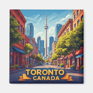 🍁 Toronto Wahrzeichen Reise Andenken Magnet