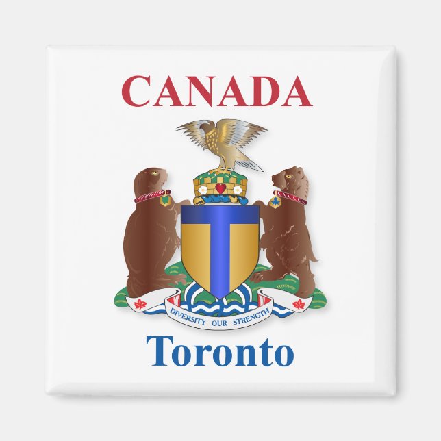 Toronto-Wappen Magnet (Vorne)