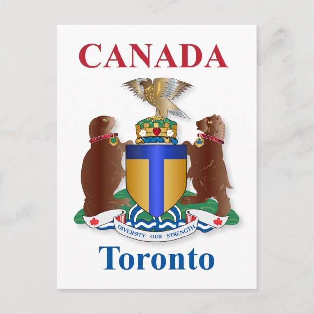 Toronto-Wappen Postkarte (Vorderseite)