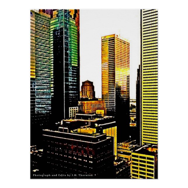 Toronto Wolkenkratzer Poster (Vorderseite)