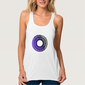 Torpam lila schwarzer Behälter Tank Top