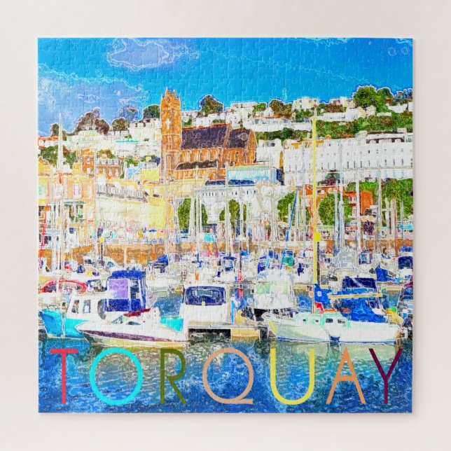 Torquay, Devon, Großbritannien (Vertikal)