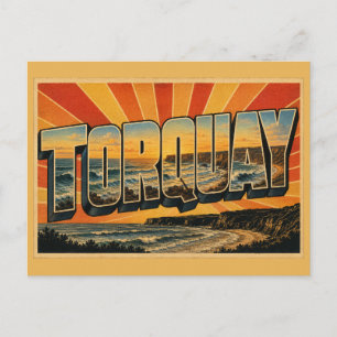 Torquay Victoria Australien Surf Coast Art Postkarte