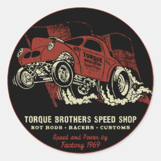 Torque Brothers TB018A Runder Aufkleber