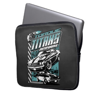 TORQUE TITANS AUTOWORKS - USA LEGEND CARS LAPTOPSCHUTZHÜLLE