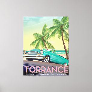 Torrance, Kalifornien - Los Angeles Kalifornien Leinwanddruck