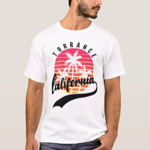 Torrance, Kalifornien Retro Sunset Men's T - Shirt
