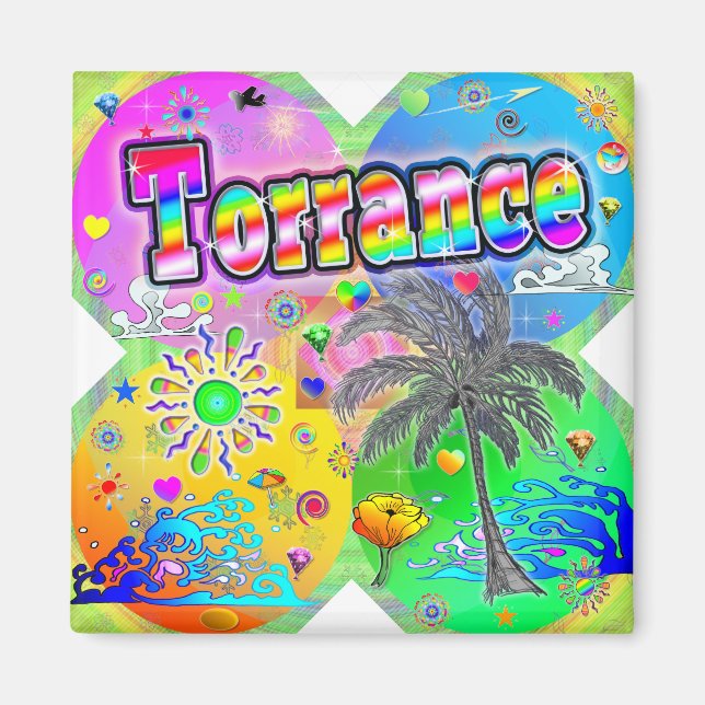 Torrance Quadro Seasons Magnet (Vorne)